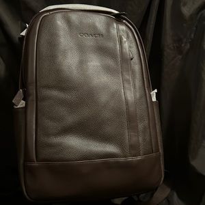 Coach Backpack in Brown Leather New with tags